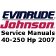 Service Manuals for 2007 Evinrude/Johnson outboards